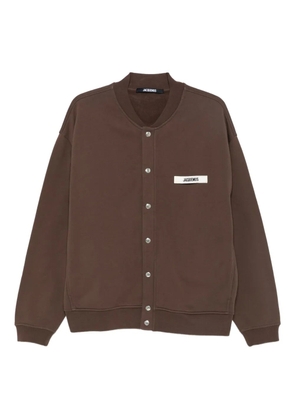 Jacquemus The Gros Grain press-stud cardigan - Brown