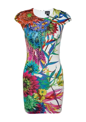 Just Cavalli Vintage floral-print dress - Blue