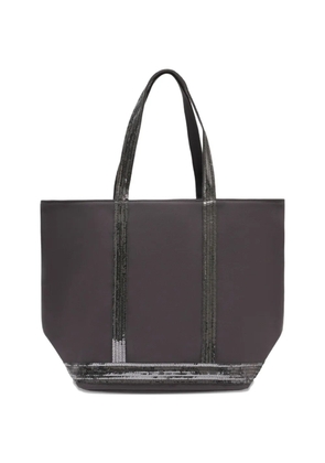 Vanessa Bruno Cabas handles cotton shopper bag - Brown