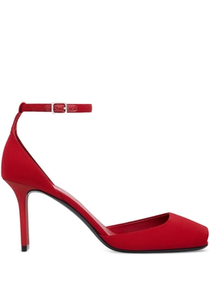 Courrèges peep-toe ankle-strap pumps - Red