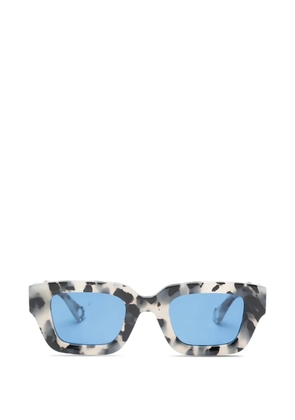Charles Jeffrey Loverboy Topsy Turvy rectangle sunglasses - Grey
