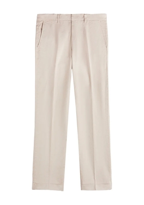 Fay rolled-hems capri classic trousers - Neutrals
