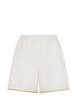Valentino Garavani elasticated-waistband shorts - White