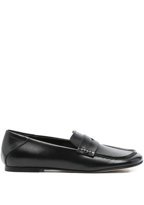 Dear Frances Drew penny leather loafers - Black