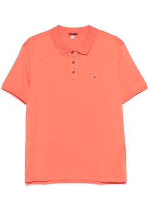C.P. Company logo-patch polo shirt - Red