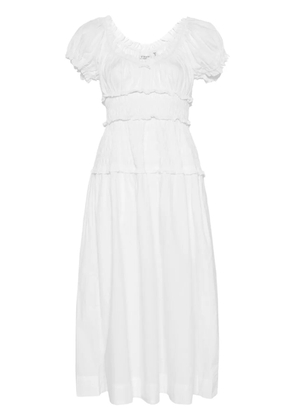 DÔEN Leanne midi dress - White