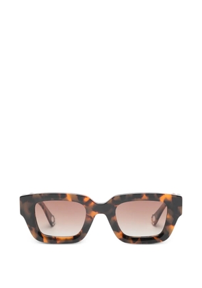 Charles Jeffrey Loverboy Topsy Turvy sunglasses - Brown