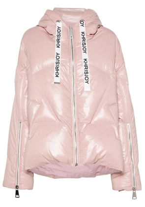 Khrisjoy Khris shiny puffer jacket - Pink