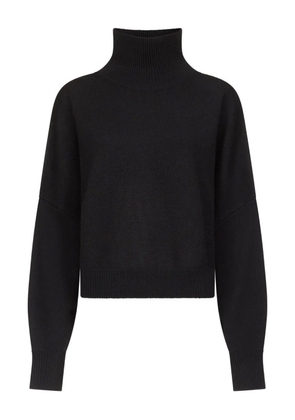 LouLou de Saison Luke ribbed-collar wool sweater - Black