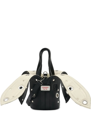 Charles Jeffrey Loverboy two-handle eyelet-detail tote bag - Black