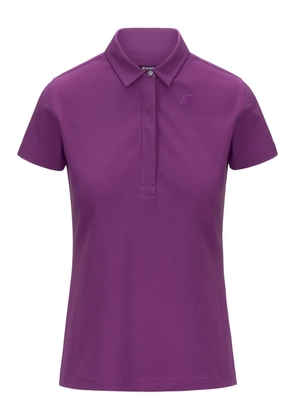 K-Way short-sleeve polo top - Purple