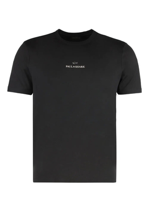 Paul & Shark crew-neck logo T-shirt - Black