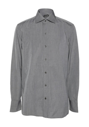 Tom Ford Pre-Owned long-sleeve cotton shirt - Grey