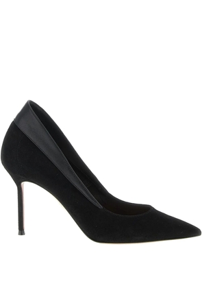 Aquazzura 85mm Guanto leather pumps - Black