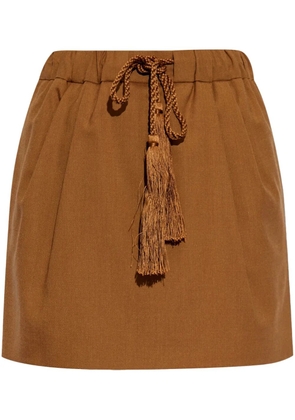 Max Mara Tabarin mini skirt - Brown