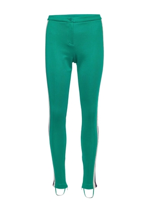 Gucci Pre-Owned side-stripe leggings - Green
