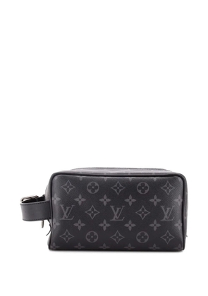 Louis Vuitton Pre-Owned Dopp Kit Toiletry Monogram Eclipse Canvas pouch - Black