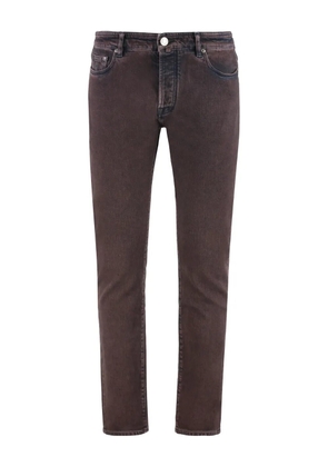 Moorer five-pocket trousers - Brown