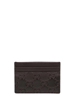 Gucci Pre-Owned 2000-2015 Guccissima card holder - Black