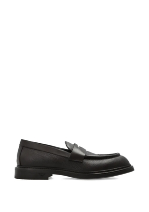 Emporio Armani penny-slot loafers - Brown