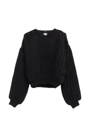 LOEWE balloon-sleeve knitwear - Black