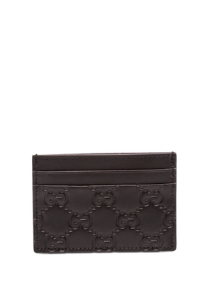 Gucci Pre-Owned 2000-2015 Guccissima card holder - Black