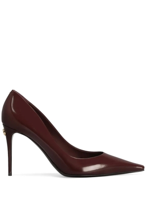 Dolce & Gabbana DNA 90mm leather pumps - Red