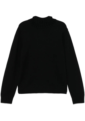 Charles Jeffrey Loverboy Fluffy Ears Balaclava sweater - Black