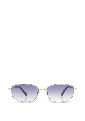 Marc Jacobs Eyewear tortoiseshell oval-frame sunglasses - Gold