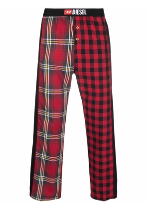 Diesel Derik-Si tartan slim trousers - Red