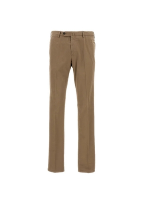PT Torino stretch gabardine trousers - Brown