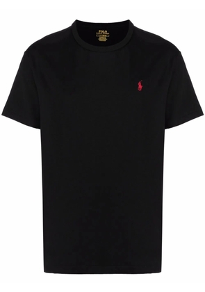 Polo Ralph Lauren embroidered logo T-shirt - Black