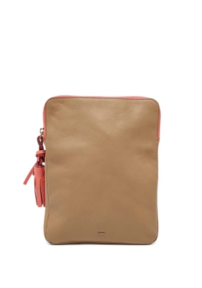 Chloé Pre-Owned Eva iPad case - Neutrals
