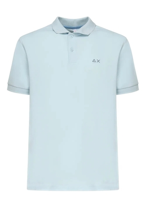 Sun68 embroidered-logo polo shirt - Blue