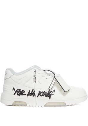 Off-White Out of Office graffiti-print low-top sneakers