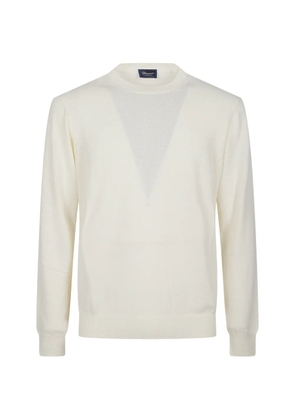 Drumohr crew-neck knitted sweater - Neutrals