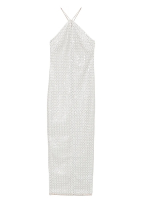 ROTATE BIRGER CHRISTENSEN beaded maxi dress - Neutrals