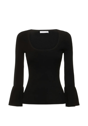 Michael Kors flared-sleeve top - Black