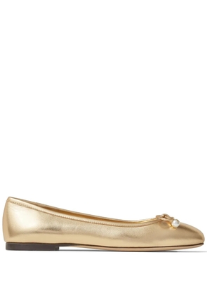 Jimmy Choo Elme ballerina shoes - Gold