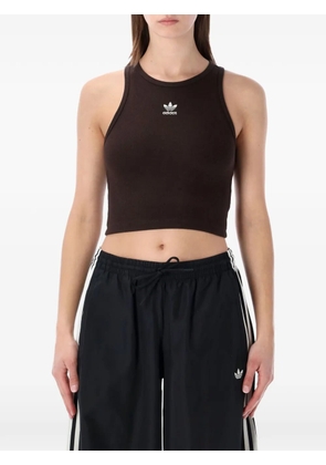 adidas ribbed tank top - Brown