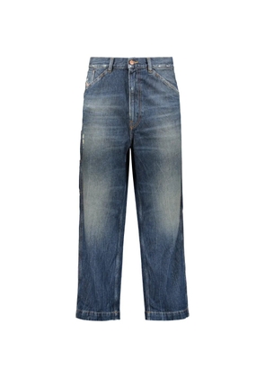 Diesel straight-leg washed-effect jeans - Blue