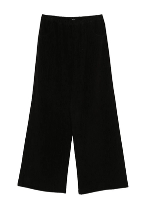 Apuntob textured straight trousers - Black