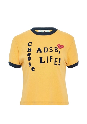 Andersson Bell Flocking T-shirt - Yellow