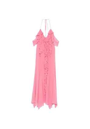 Blumarine ruffled halter dress - Pink