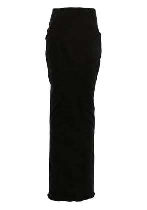 ENTIRE STUDIOS Channel denim maxi skirt - Black