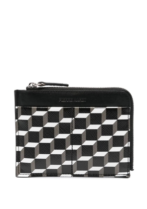 Pierre Hardy Perspective Cube leather wallet - Black