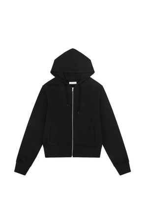 ENTIRE STUDIOS slim zip-up hooded sweater - Black