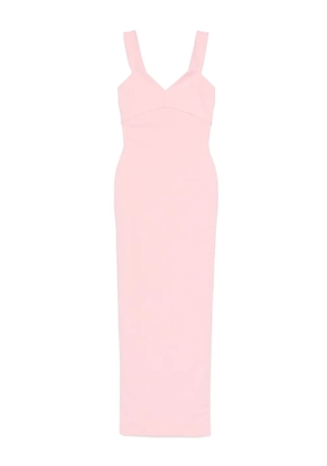 Solace London v-neck dress - Pink