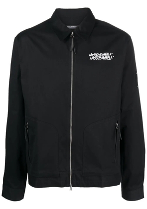 A-COLD-WALL* logo overlay tech jacket - Black