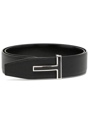 TOM FORD T-buckle leather belt - Black